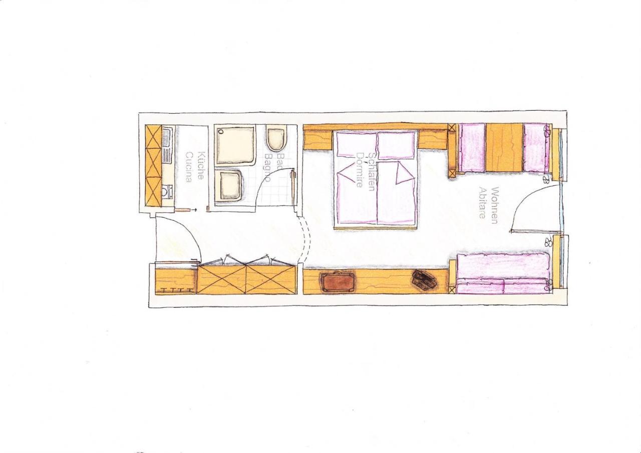 Residence Tantalus San Lorenzo di Sebato Exteriör bild